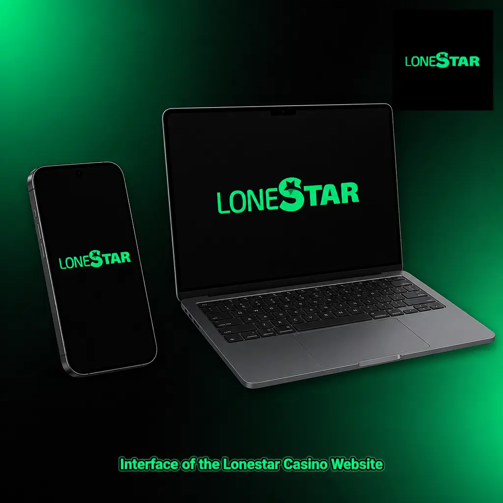 Lonestar Casino website navigation bar
