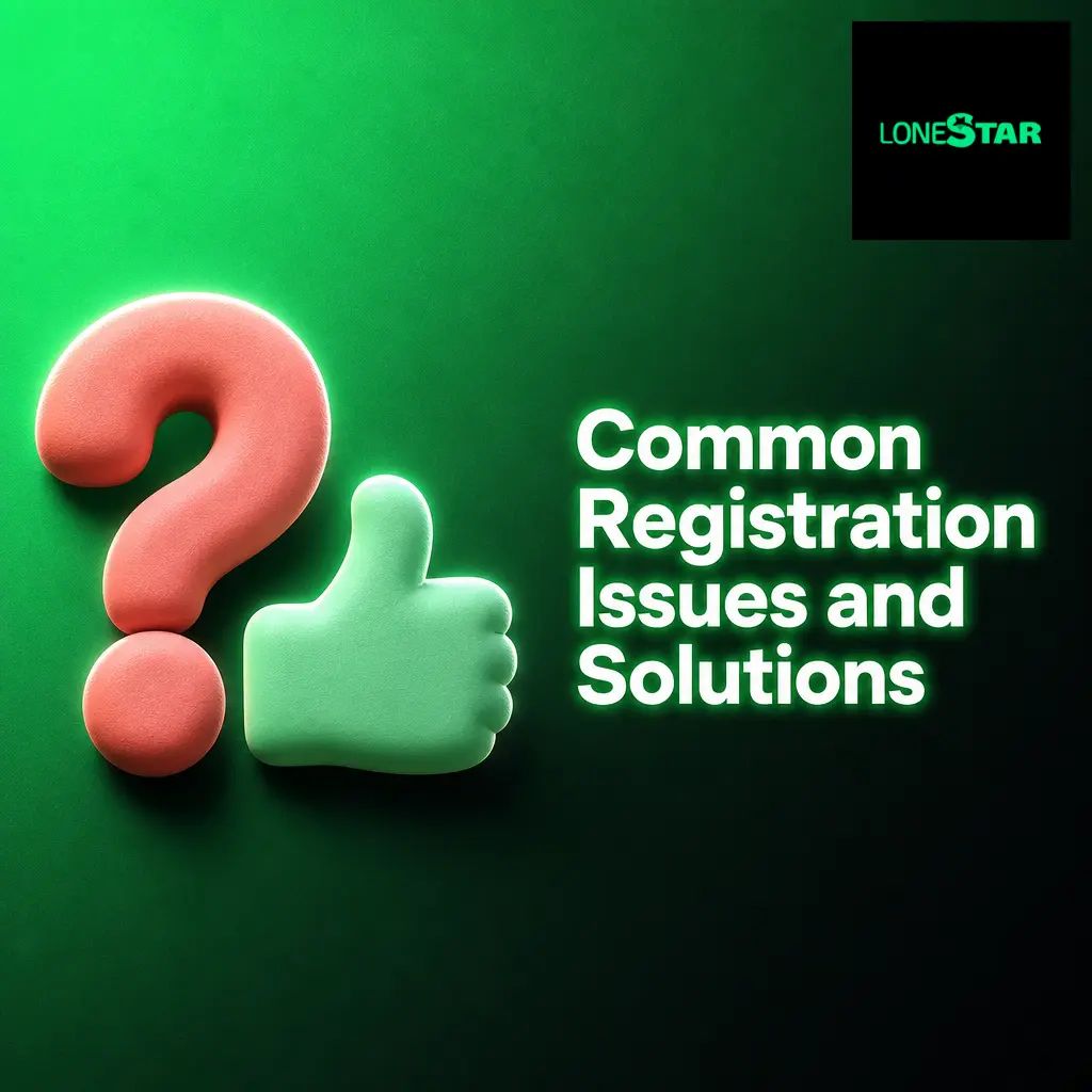 Common registration issues and solutions at Lonestar Casino