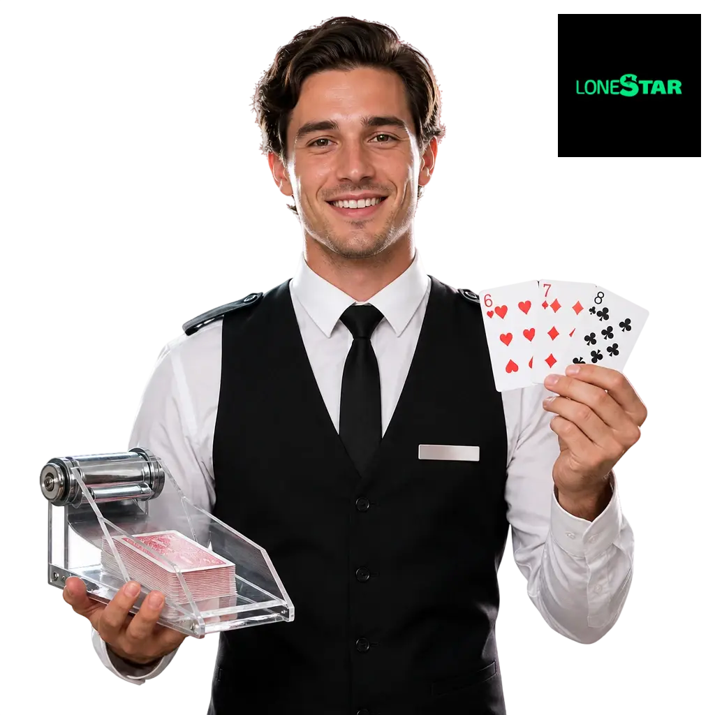 Lonestar Casino live dealer table streaming on mobile and desktop