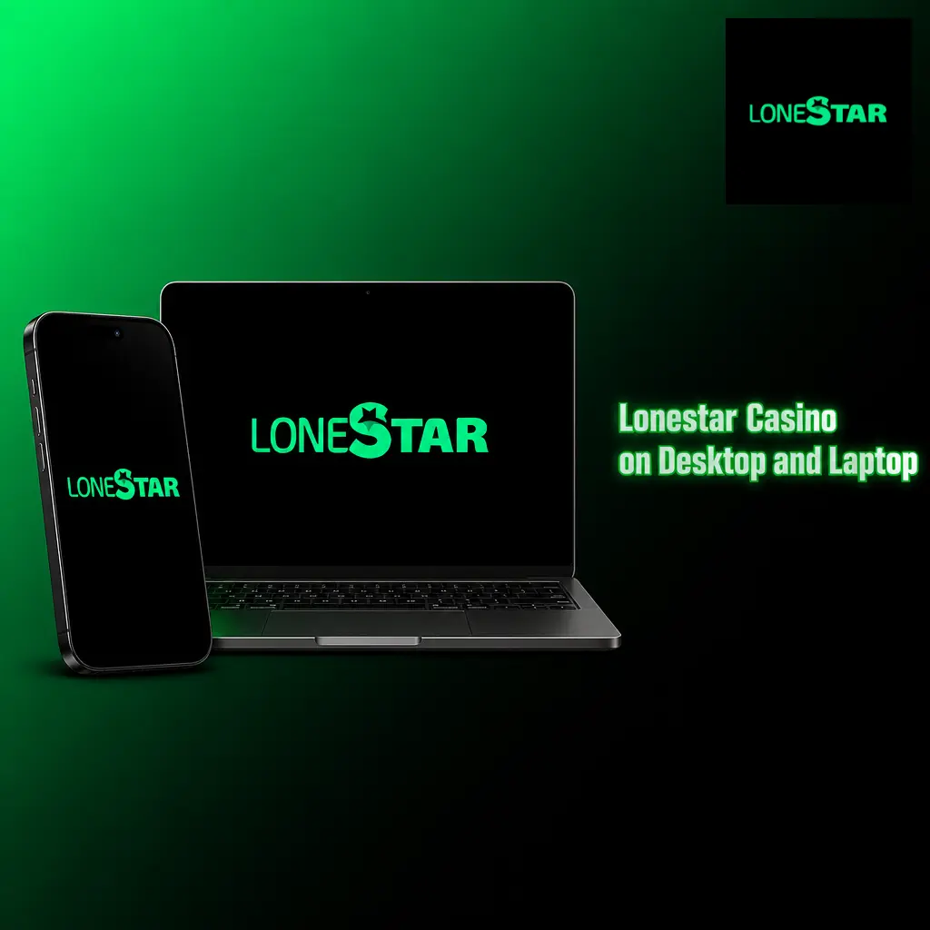 Lonestar Casino on desktop and laptop