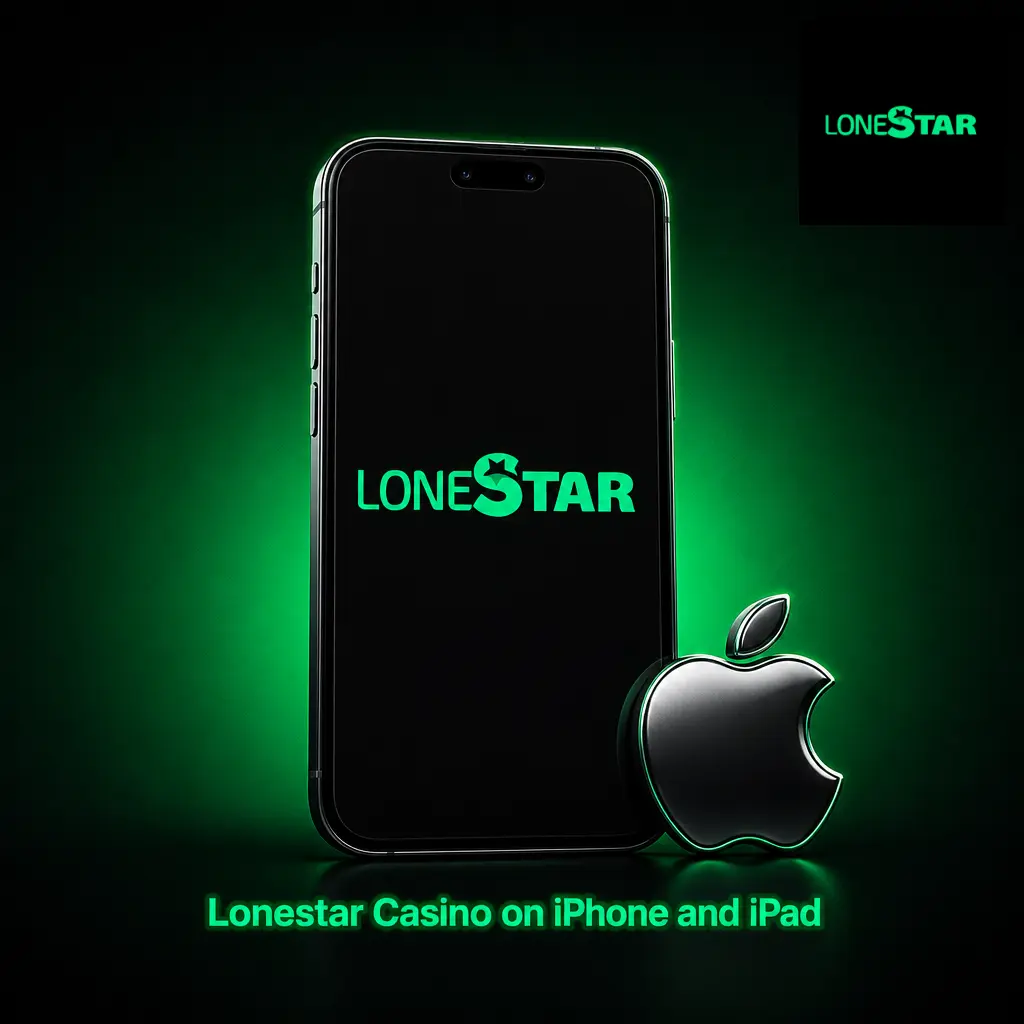 Lonestar Casino Progressive Web App icon on an iPhone home screen