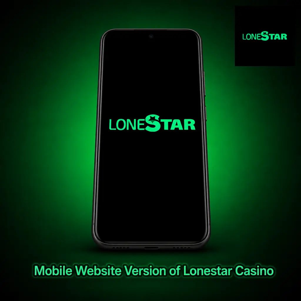Lonestar Casino mobile website interface