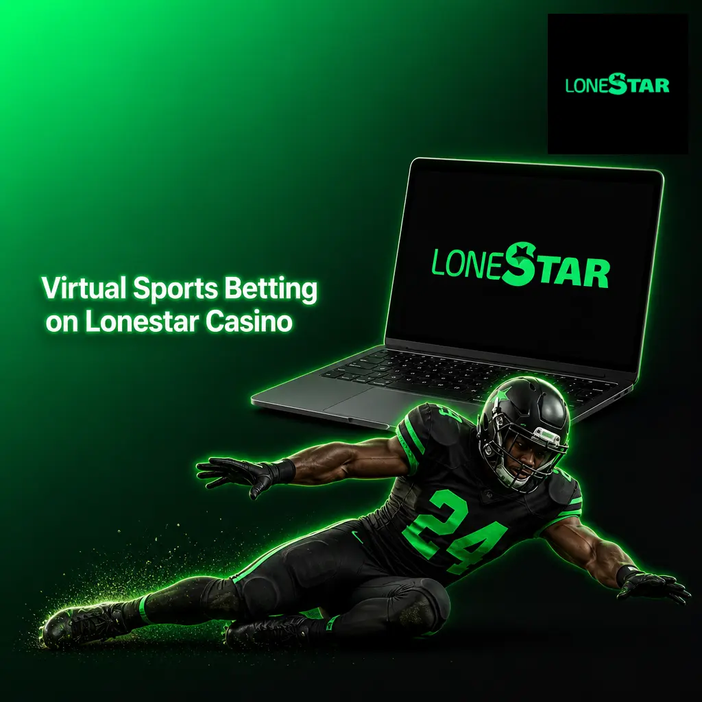 Virtual sports betting screen showing simulated football, horse racing, greyhounds, and basketball events