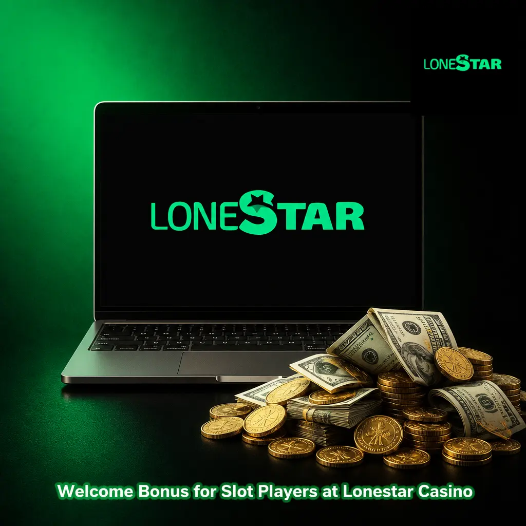 Slot players celebrating a welcome bonus at Lonestar Casino